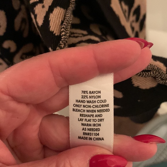 Leopard Cardigan By The Limited. Size Small - Picture 4 of 4